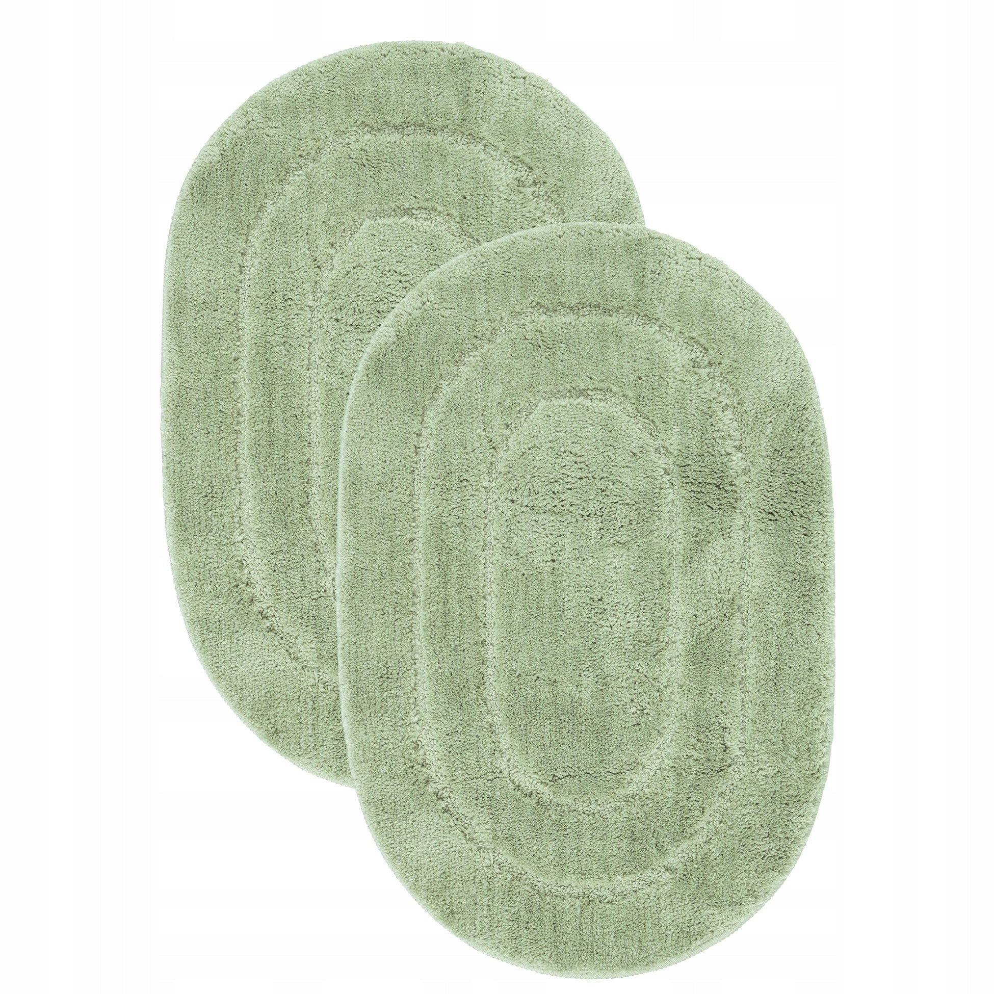 Bathroom Rug Absorbent Set of 2pcs 40x60cm Anti-slip Soft