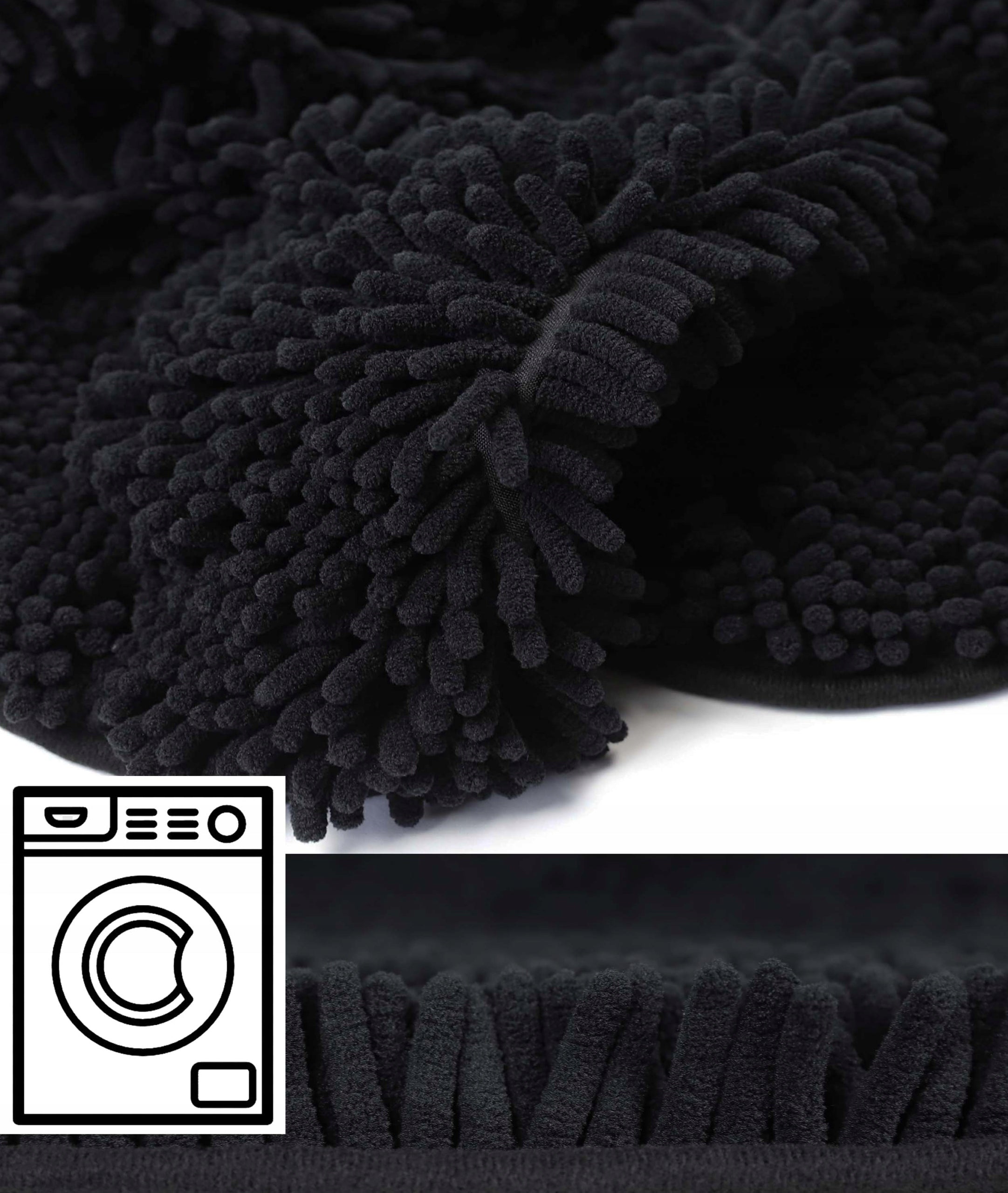 Bathroom Rug Absorbent for Laundry Non-Slip Mat 60X90cm Material microfiber