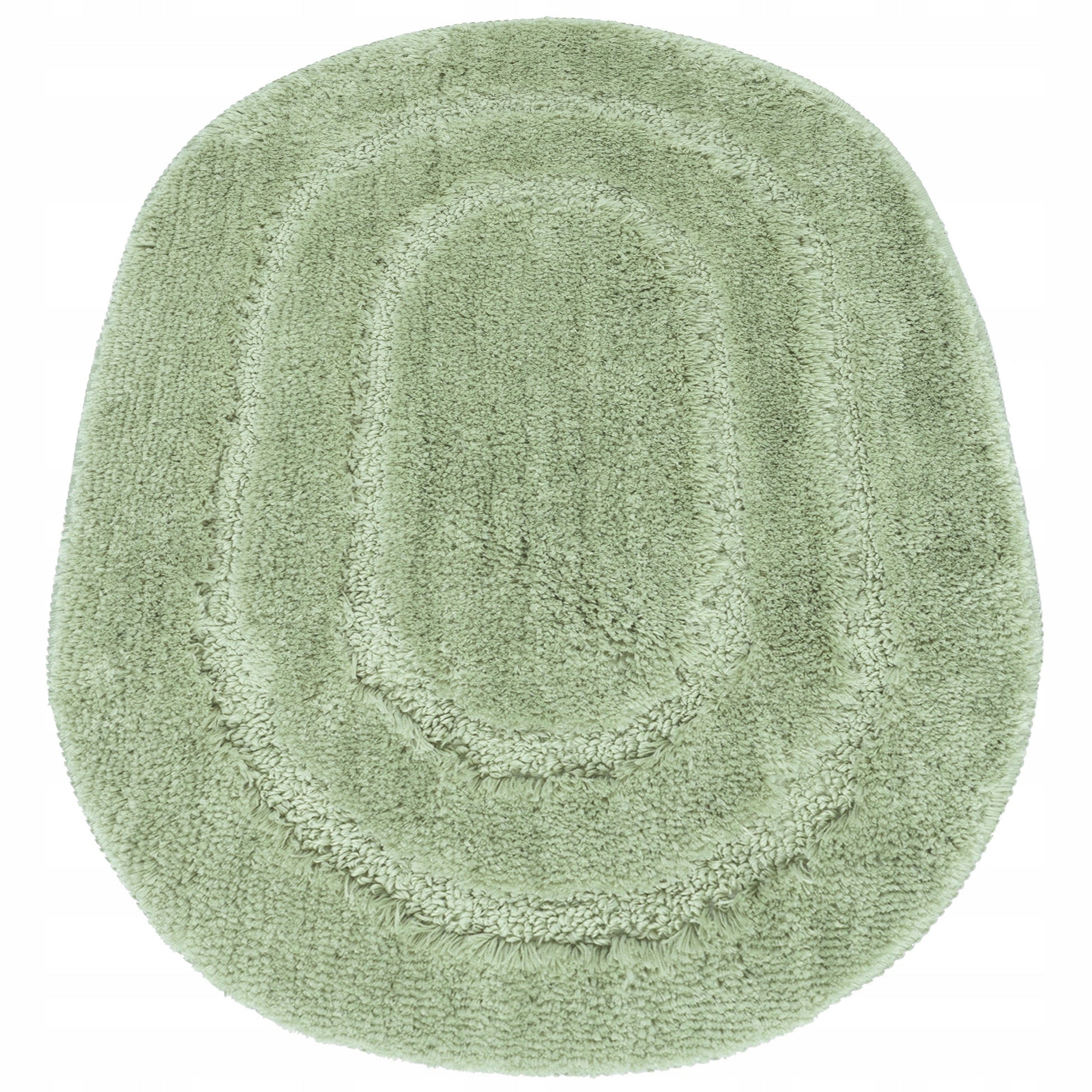 Bathroom Rug Anti-Slip Absorbent Washable Fashionable Green Sage