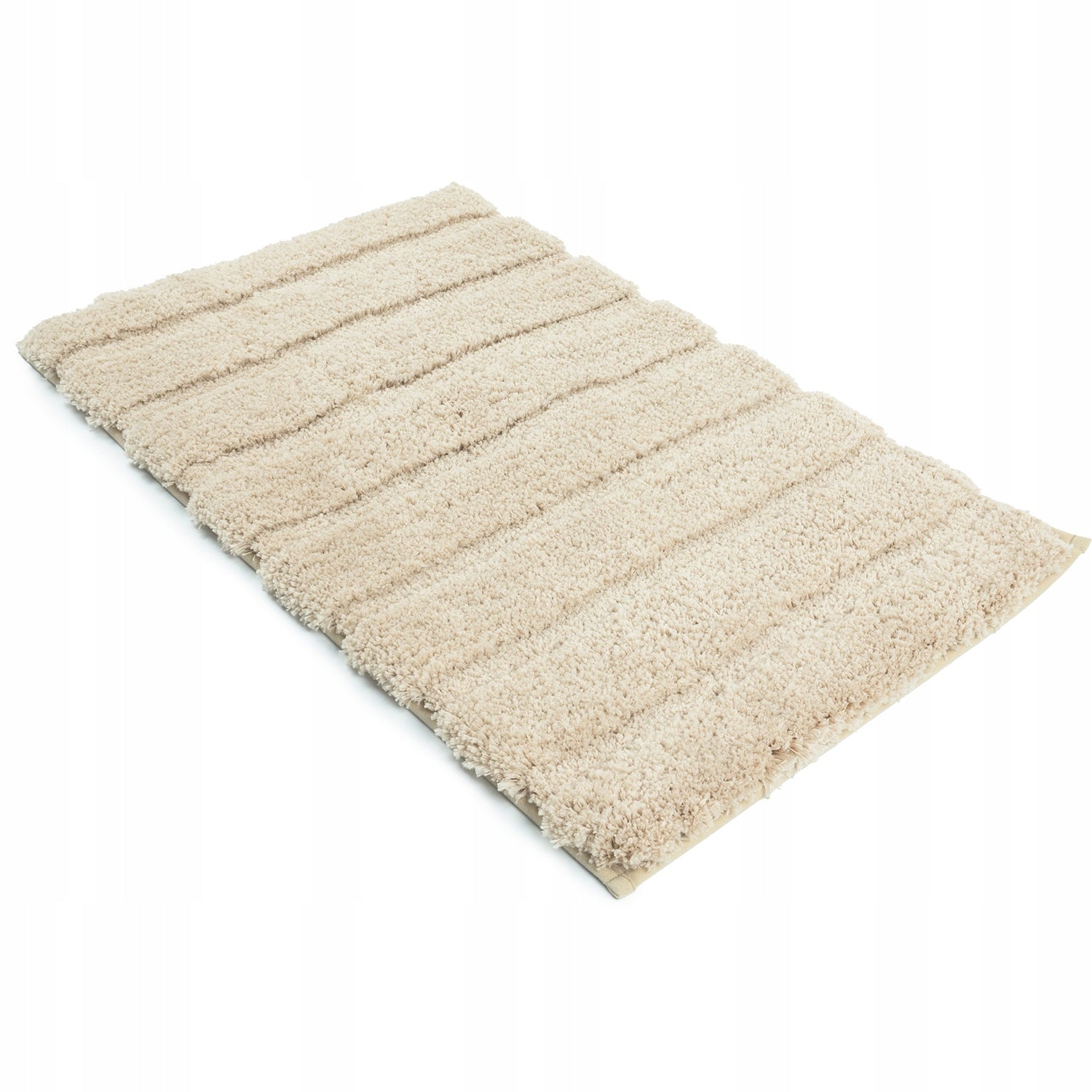 Bathroom Rug Anti-slip Large 60x110cm Beige Soft Fluffy Soft Packaging status original