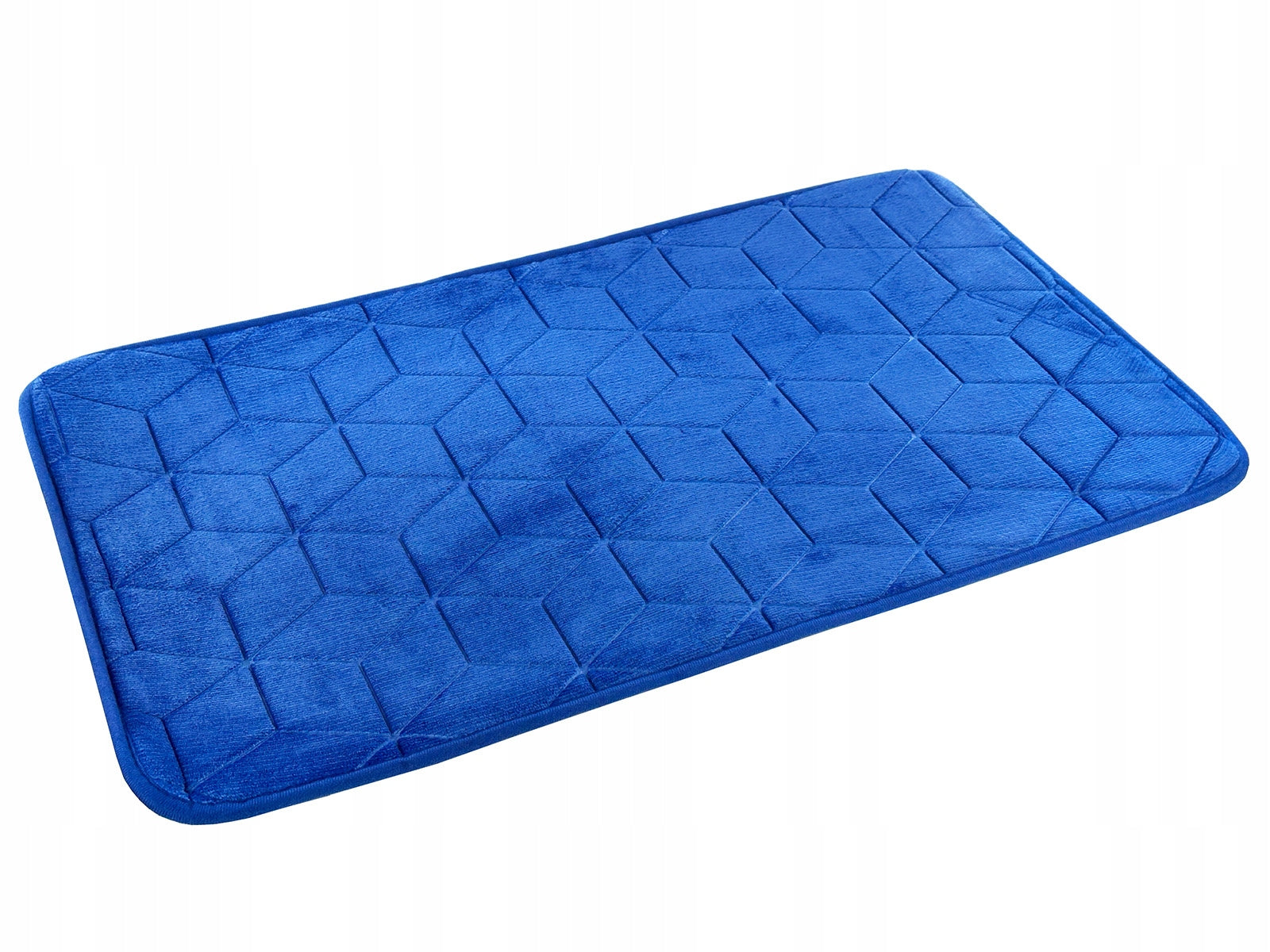 Bathroom Rug Anti-slip Sumba Blue Geometric 45x75 cm