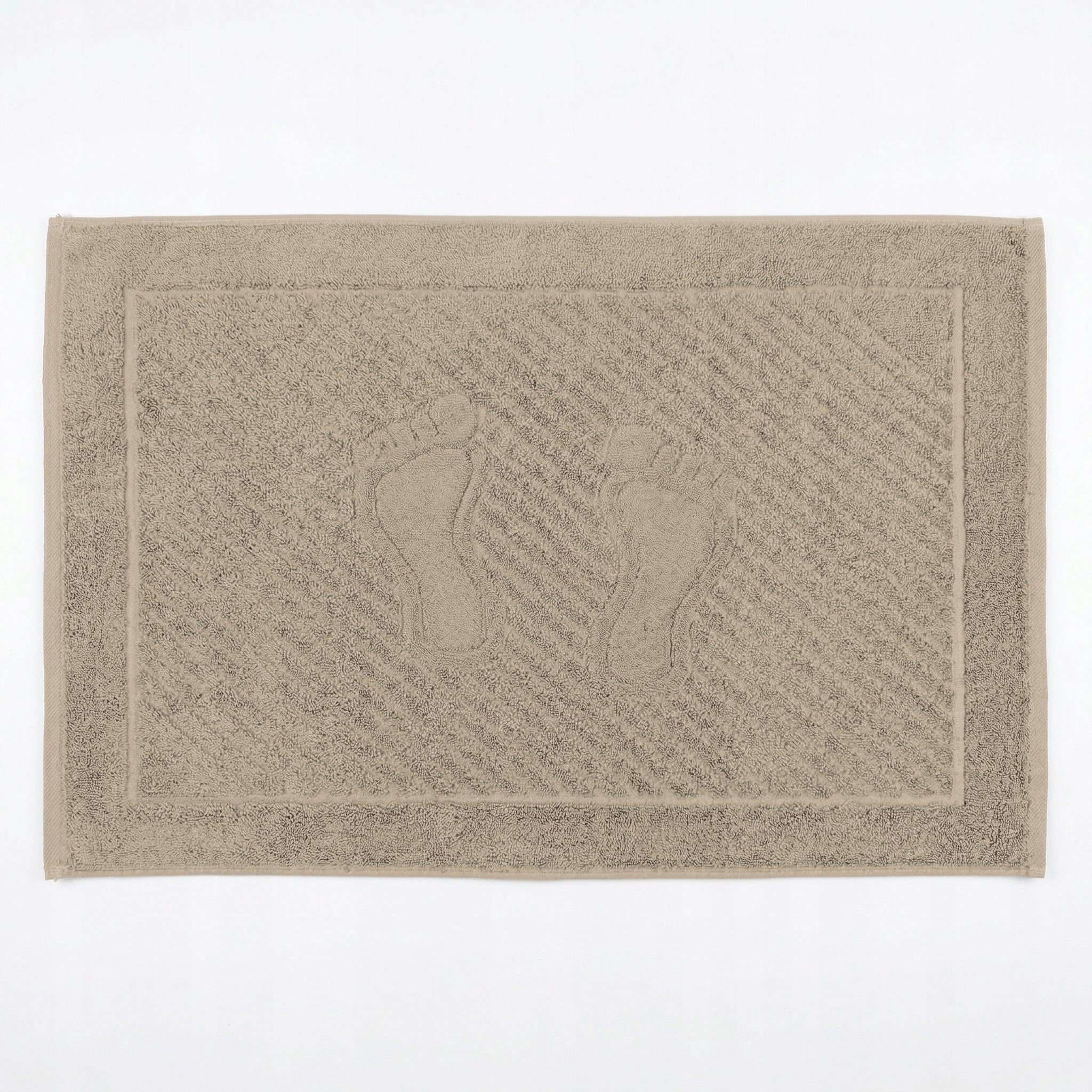Bathroom Rug Beige 50x70 Cotton 650g Soft Absorbent Towel ESLI Brand ESLI