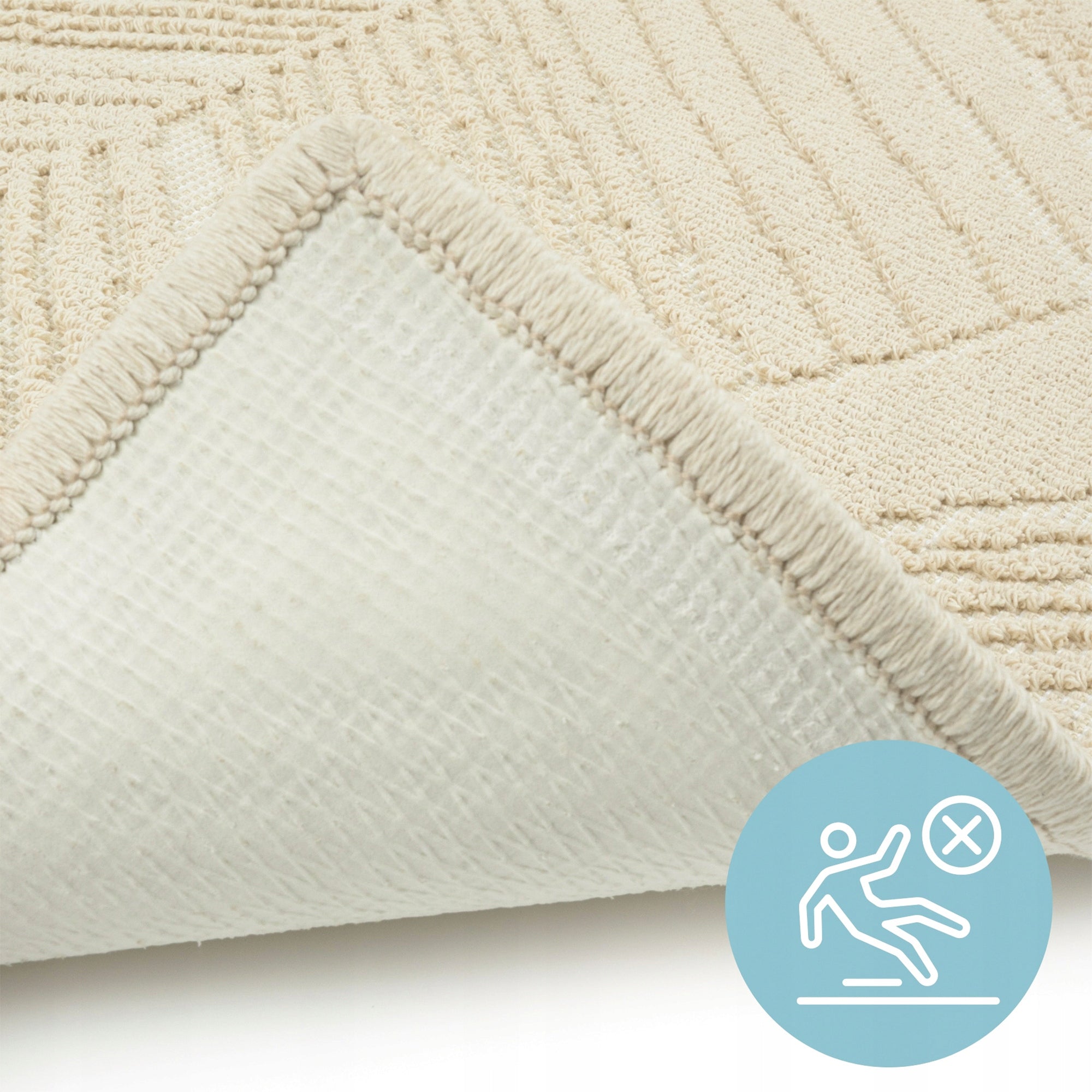 Bathroom Rug Cotton Egyptian Absorbent Anti-Slip Washable 50x80cm Shape rectangle