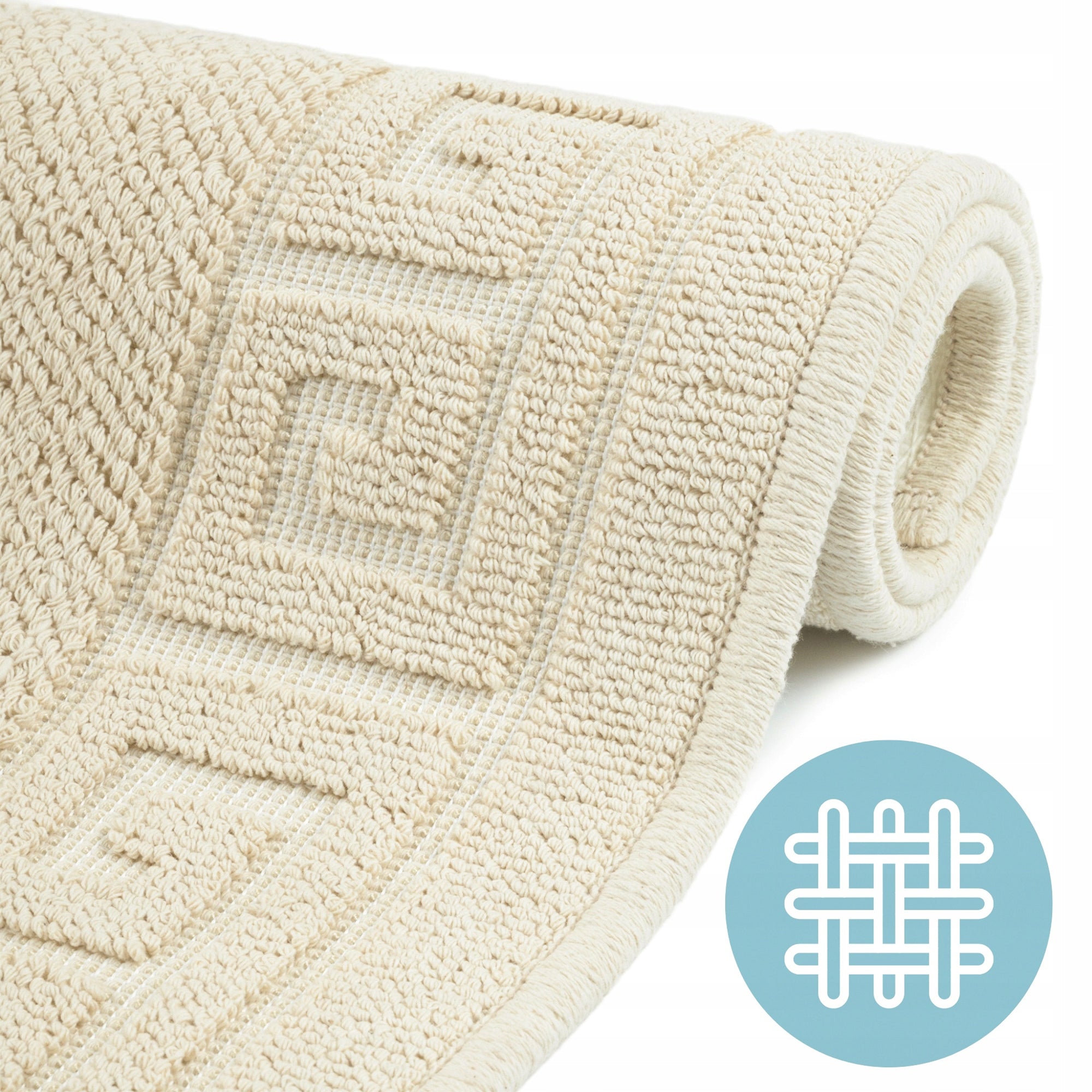 Bathroom Rug Cotton Egyptian Hotel Anti Slip Cotton 50x80 Length 80 cm