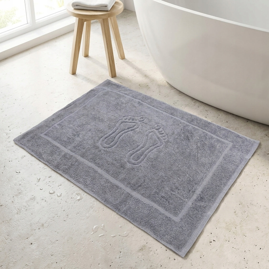 Bathroom Rug Cotton Foot Mat Grey ROSA Washing Grey 50x70cm Manufacturer code Dywanik łazienkowy