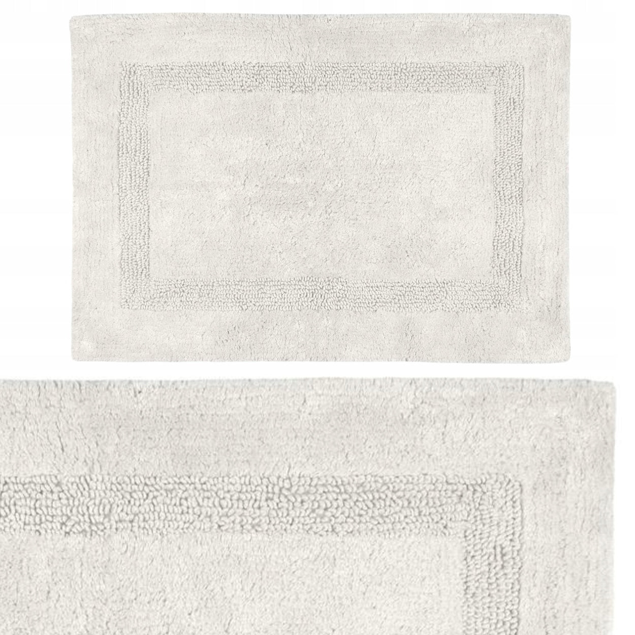 Bathroom Rug Cream 50x80 cm Absorbent Light Beige for Bathroom Soft