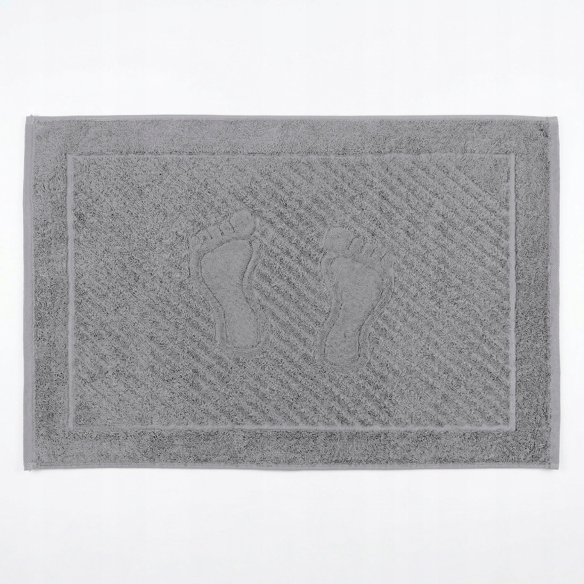 Bathroom Rug Grey 50x70 cm Cotton 650g Soft Absorbent Towel ESLI Brand ESLI