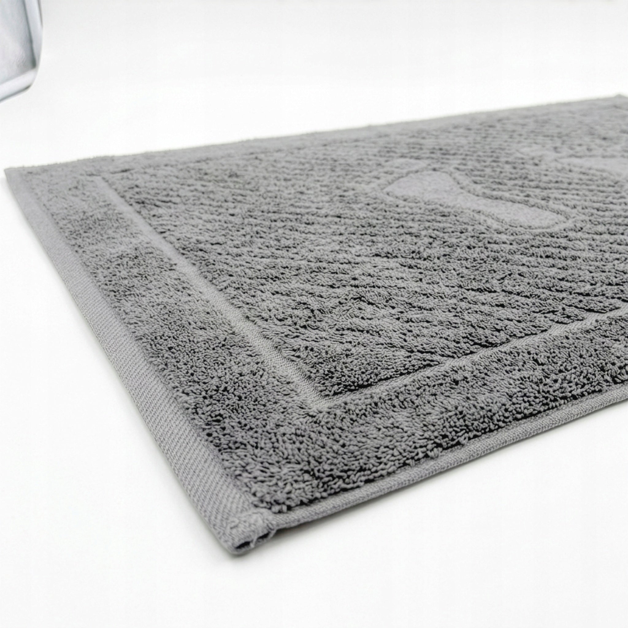 Bathroom Rug Grey 50x70 cm Cotton 650g Soft Absorbent Towel ESLI Length 70 cm