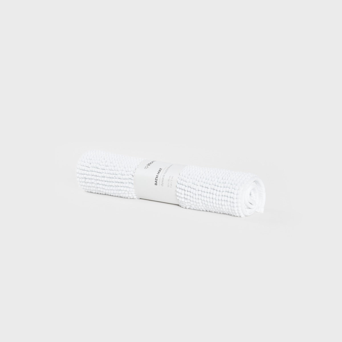 Bathroom Rug JON Anti-slip white 50x70 cm HOMLA Product width 50 cm