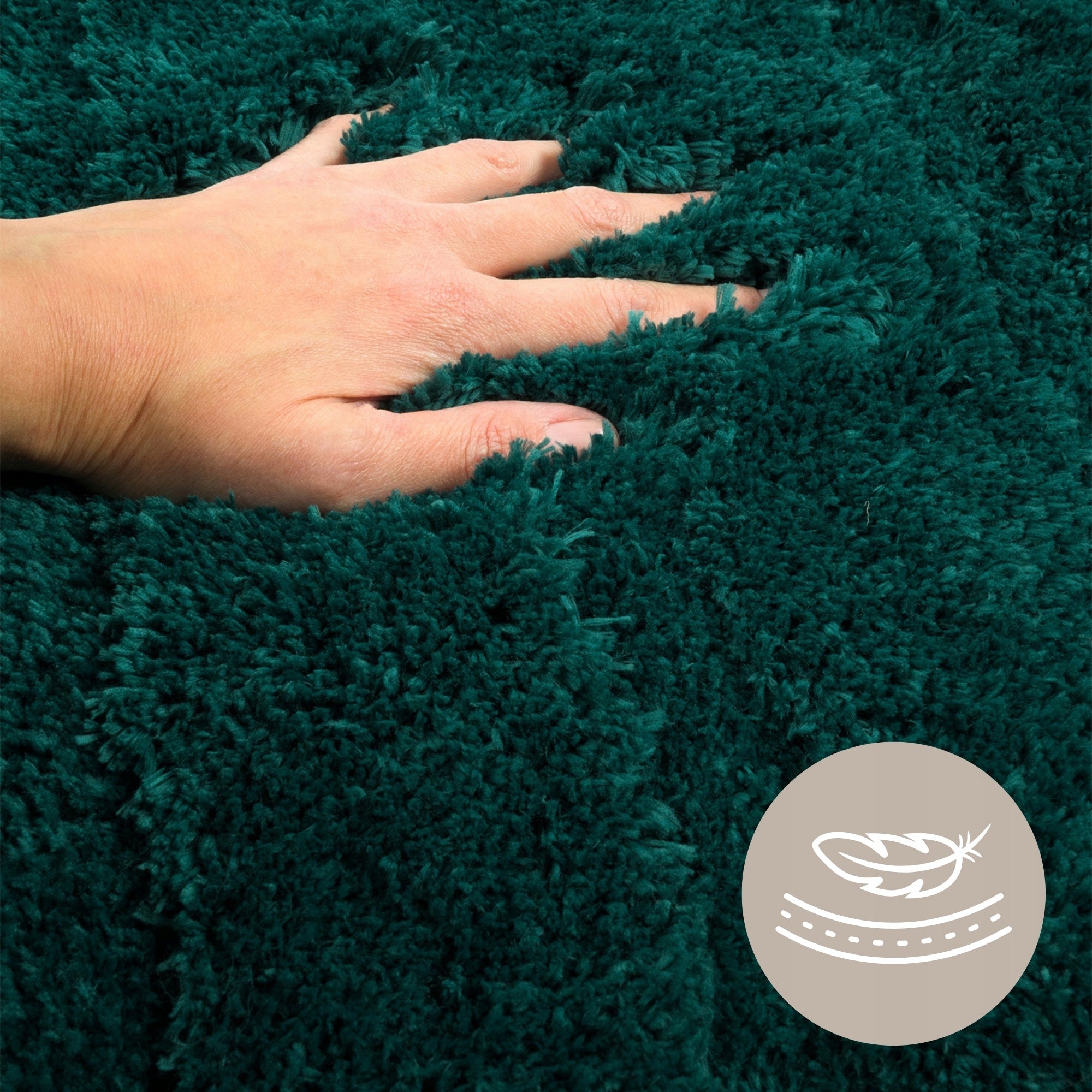 Bathroom Rug Large 60x110 Soft Fluffy Shaggy Anti Slip For Laundry Packaging status original
