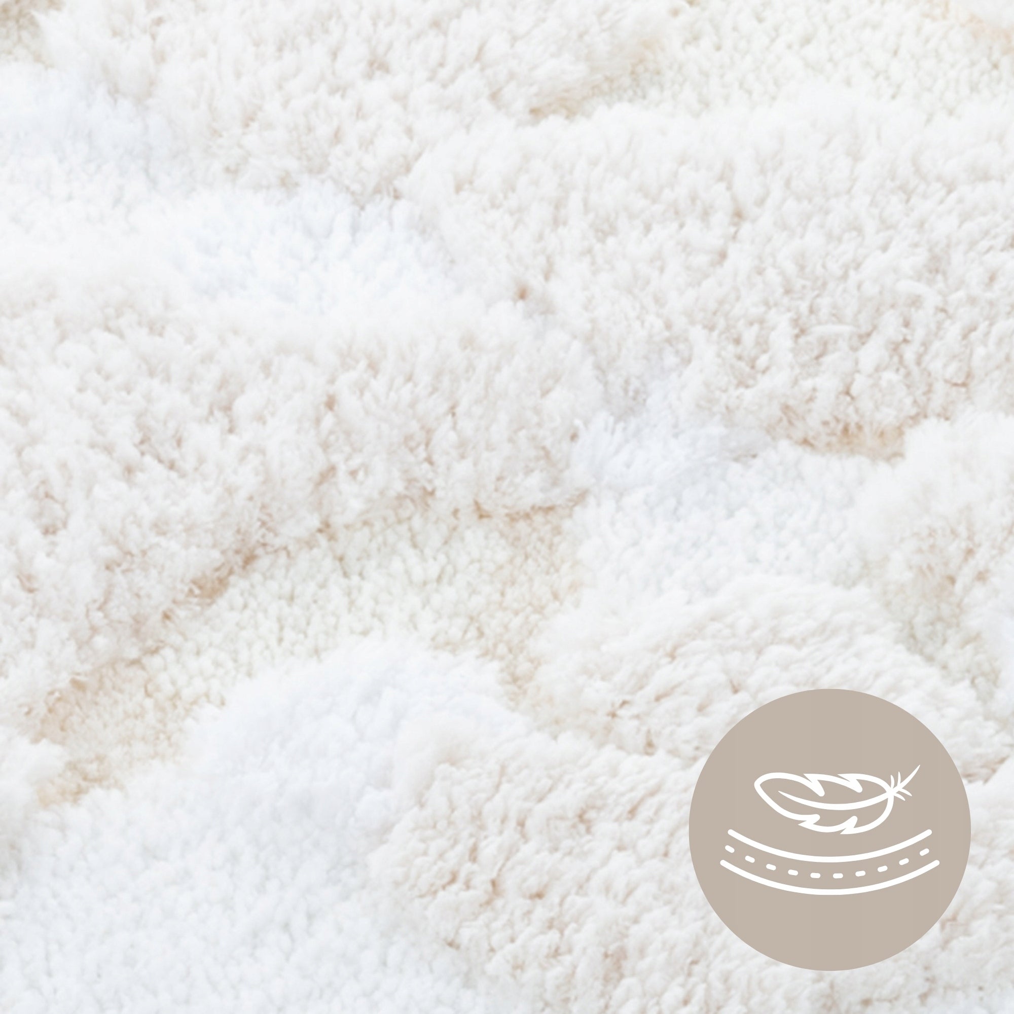Bathroom Rug Large Fluffy 60x100 Soft Anti-Slip For Laundry Thickness 40 mm