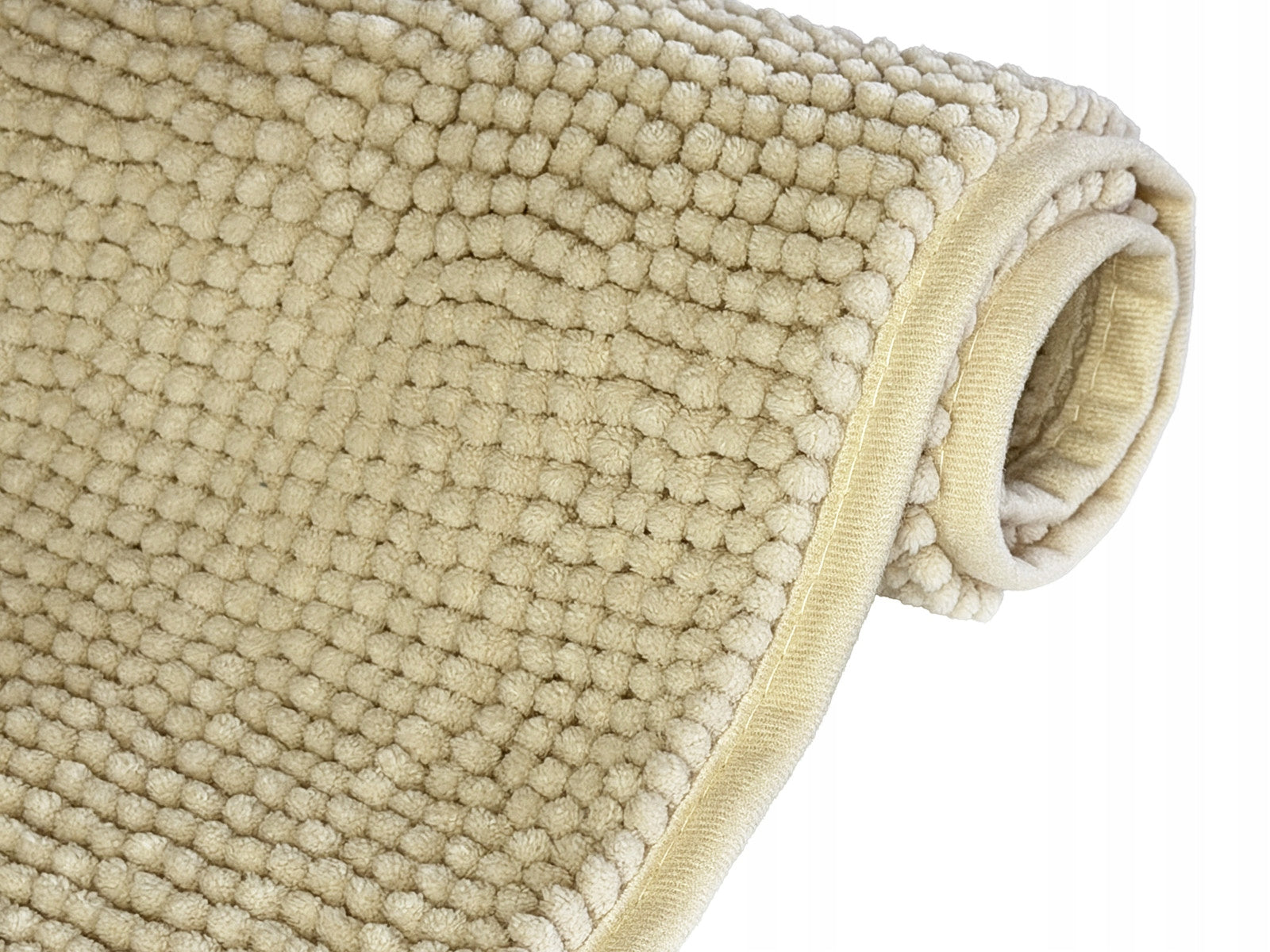 Bathroom Rug Madura Anti-slip Soft Beige Ecru 40x60 cm