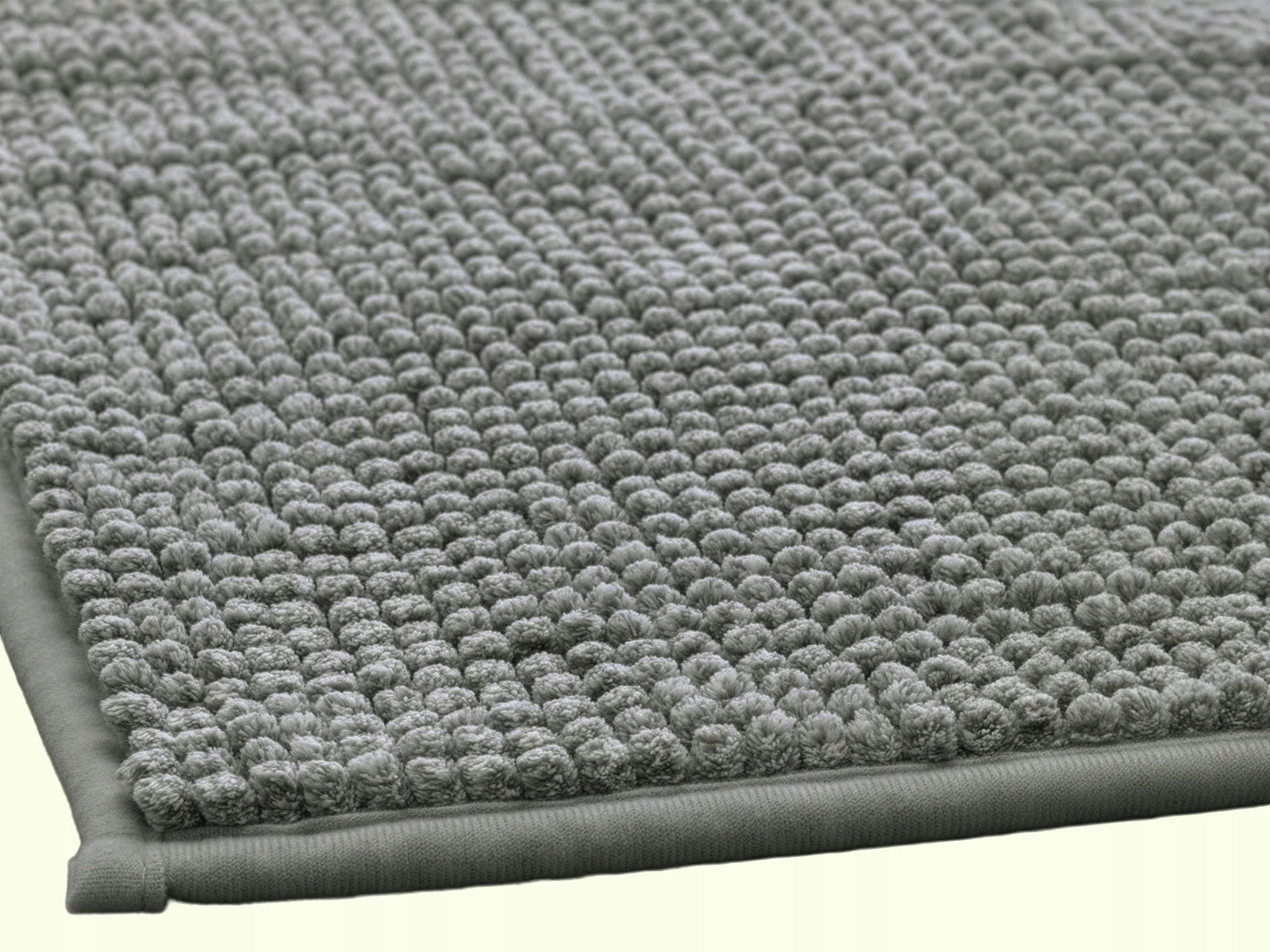 Bathroom Rug Madura Anti-slip Soft Light Grey Ash 50x80 cm Product width 50 cm