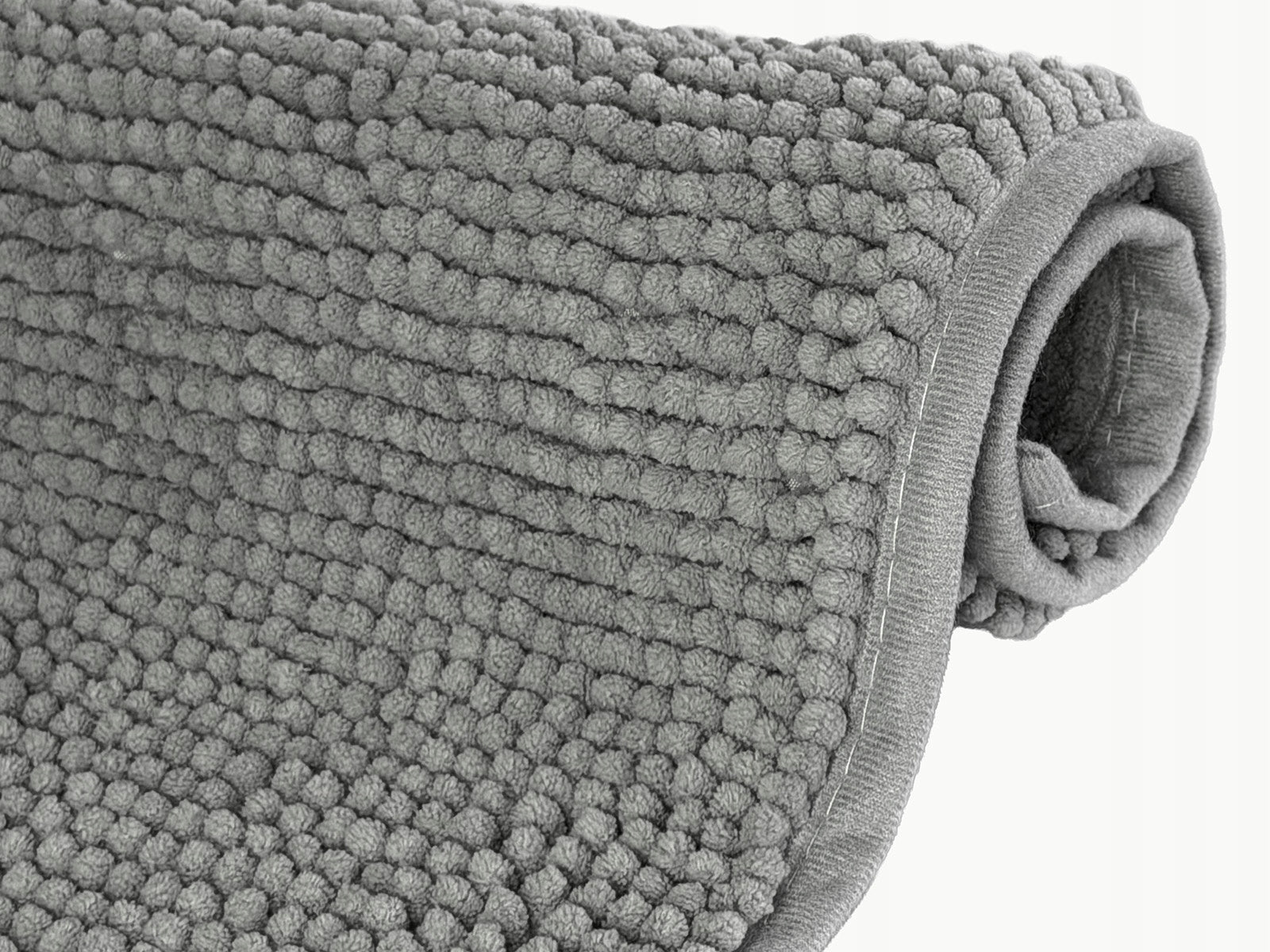 Bathroom Rug Madura Anti-slip Soft Light Grey Ash 60x90 cm