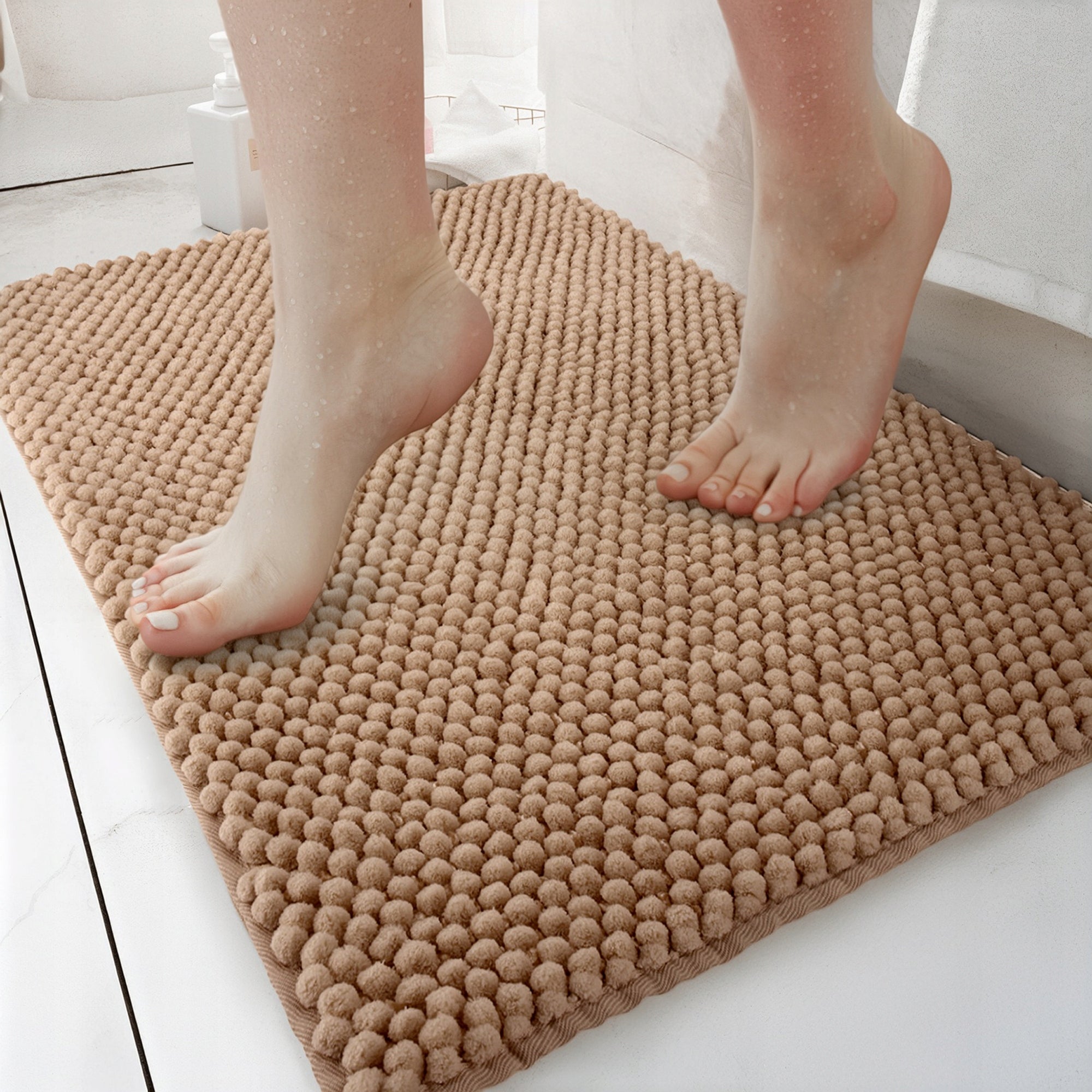 Bathroom Rug Non-Slip Soft 50x80 DarianA Caramel Pineapple