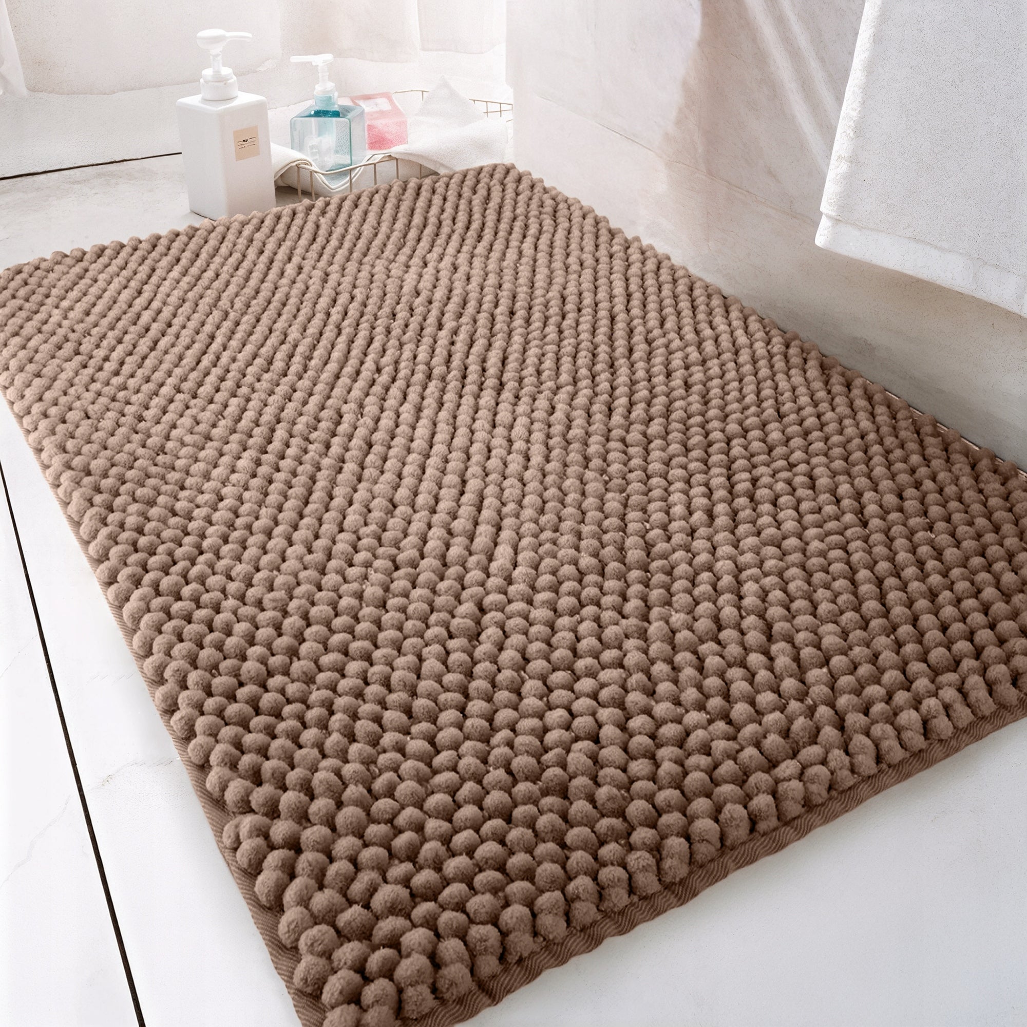Bathroom Rug Non-Slip Soft 50x80 DarianA Pineapple Cocoa Brand no brand