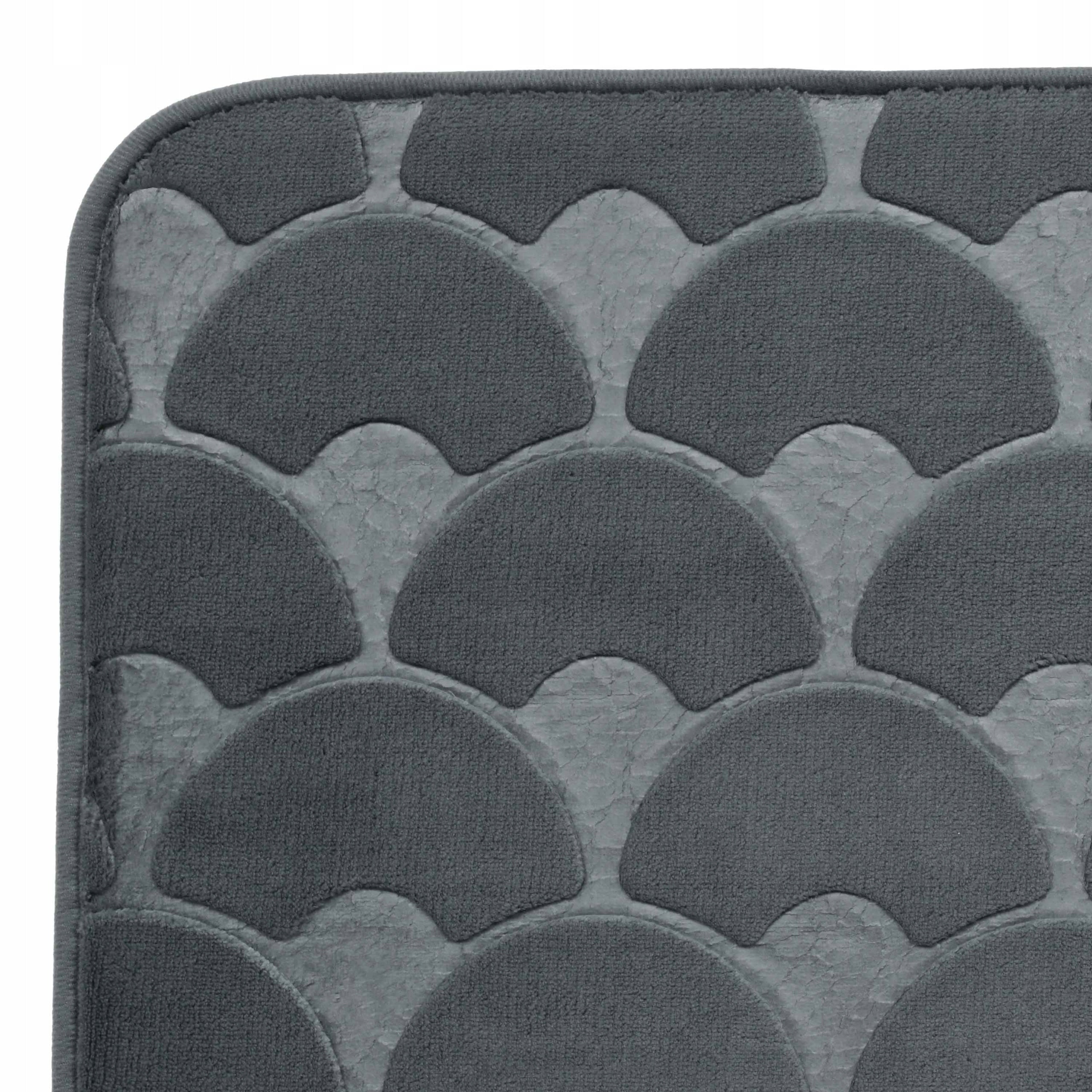 Bathroom Rug Non-slip Soft 40x60 cm Grey Durable Mat Packaging status original