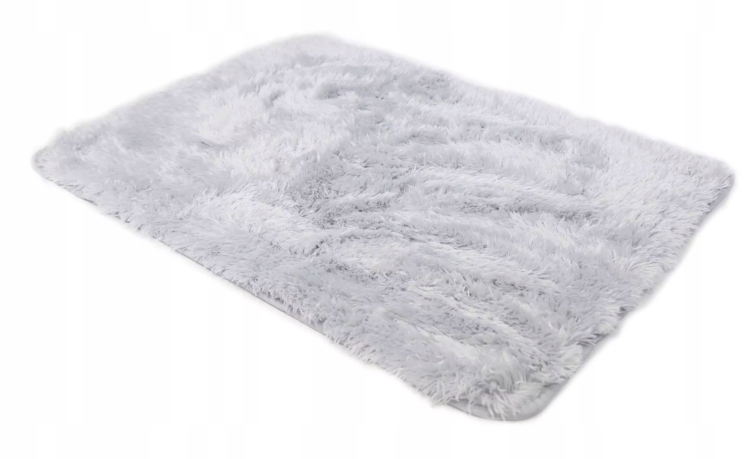 Bathroom Rug Plush Anti-slip Silver 50x70 cm Manufacturer code Softi Plusz