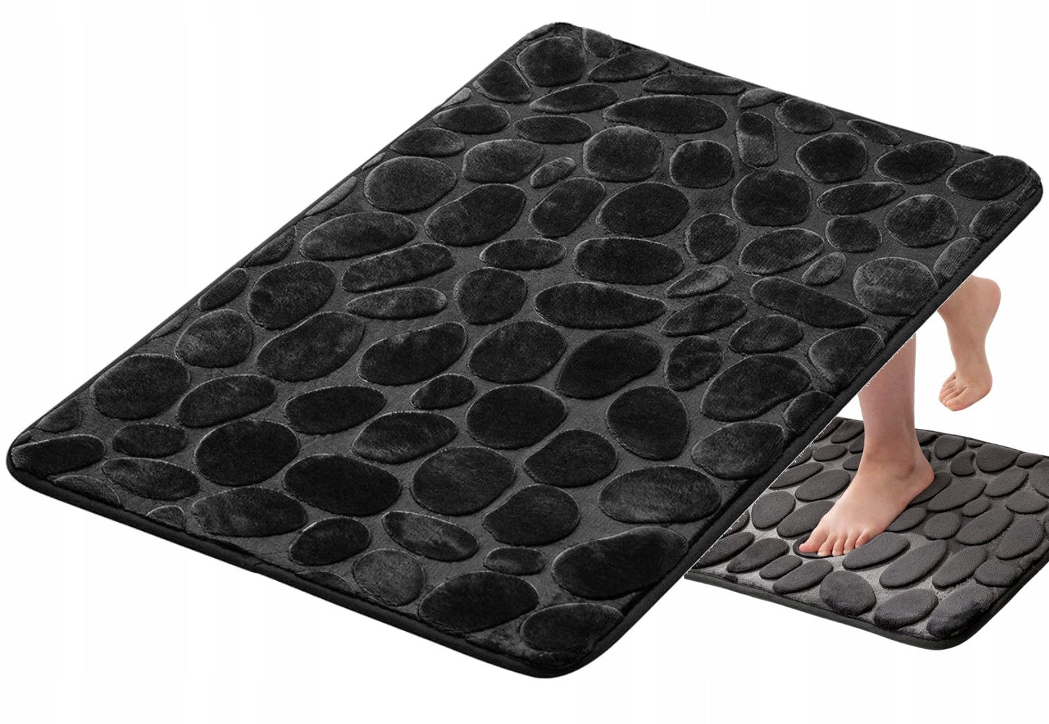Bathroom Rug Quick-Drying Absorbent Non-SLIP Mat for Bathroom Toilet Thickness 3 mm