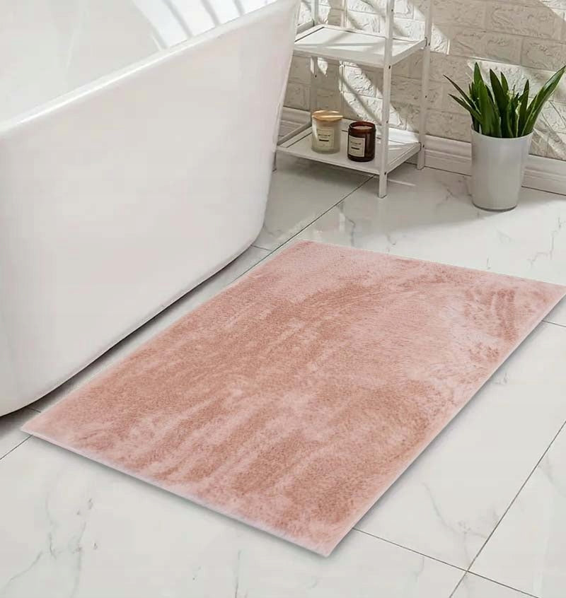 Bathroom Rug Soft Rabbit Anti-Slip Plush Powder 60x90 cm Length 90 cm