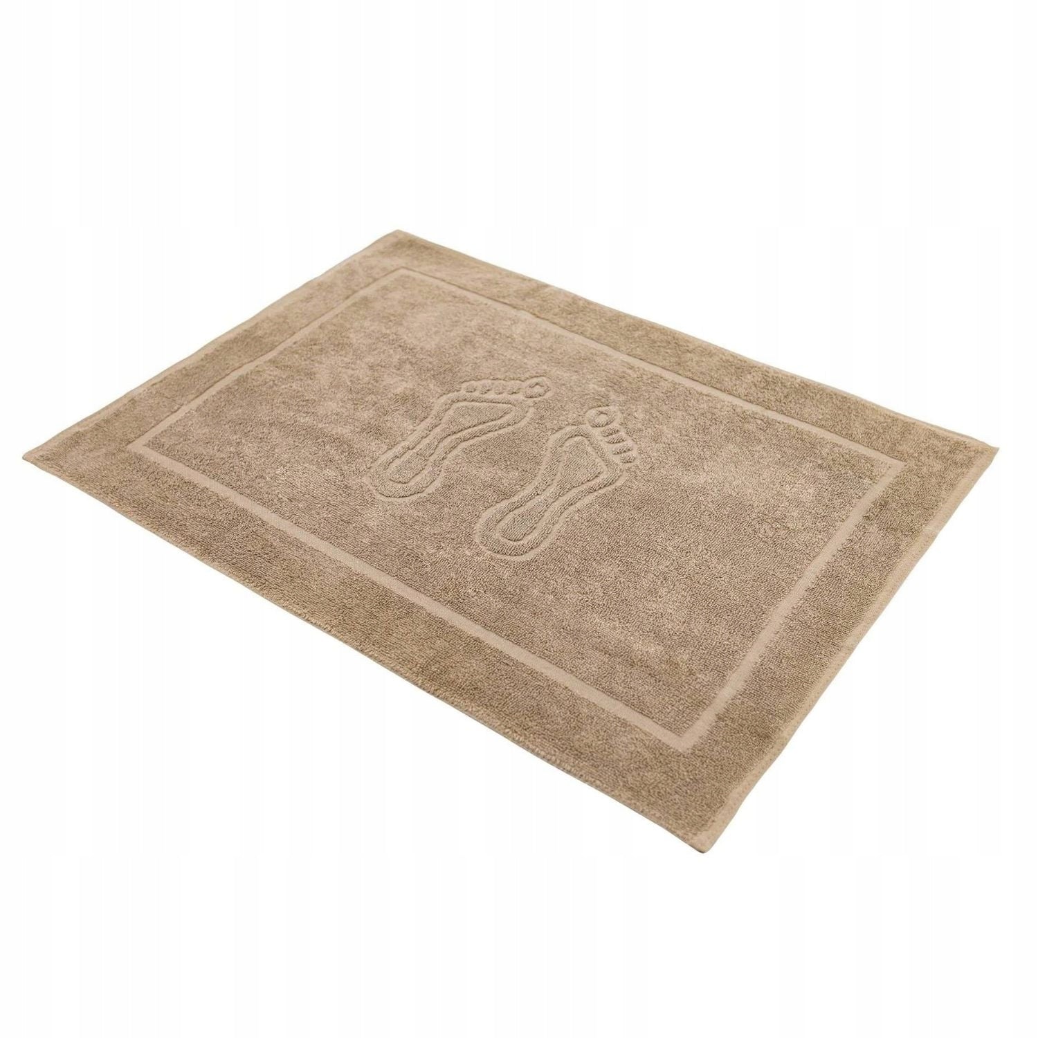 Bathroom Rug Towel Hotel Foot Mat 100% Cotton Grey 50x70cm Product width 50 cm