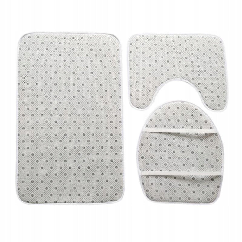 Bathroom Rugs Set of 3 Anti-slip Product width 45 cm