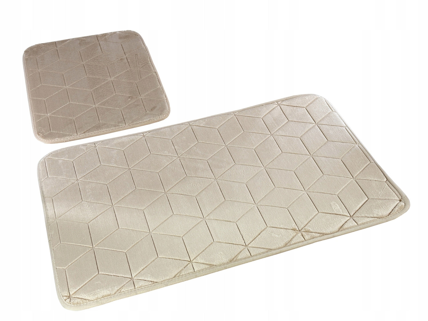Bathroom Rugs Sumba Beige Sidewalks Non-Slip Set of 2