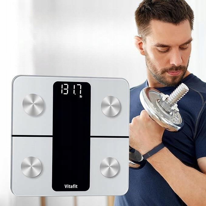 Bathroom Scale Analytical Electronic Glass Vitafit Smart Brand Vitafit