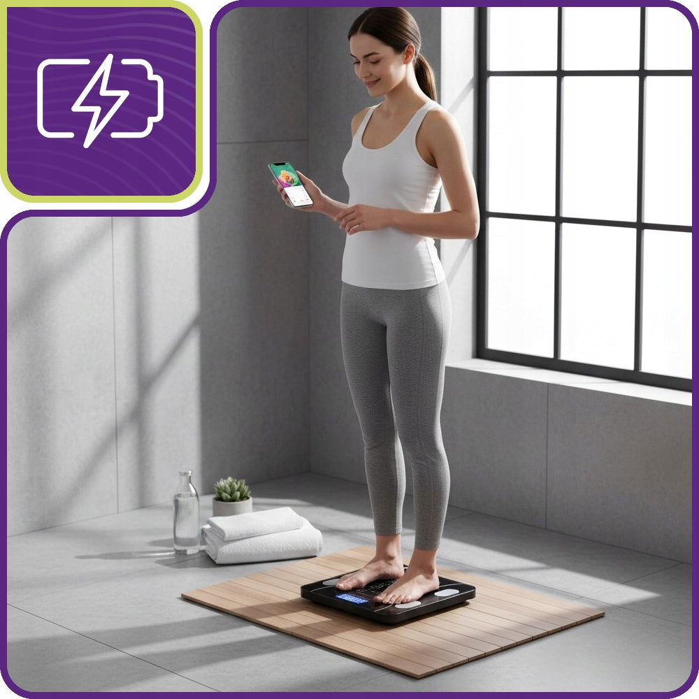 Bathroom Scale Analytical Electronic Smart 180 kg 50 g Bluetooth BMI Brand SPJ TRADE