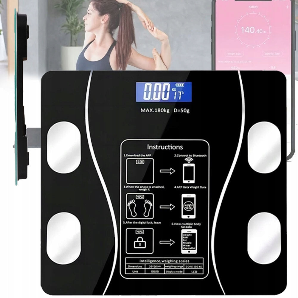 Bathroom Scale Analytical Electronic Smart Sports App BMI