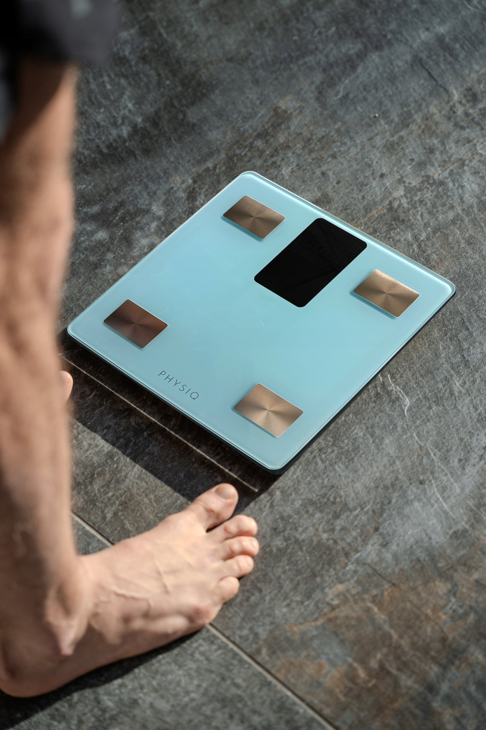 Bathroom Scale Analytical Sports 13 Parameters LCD ANDROID iOS Blue Packaging status original