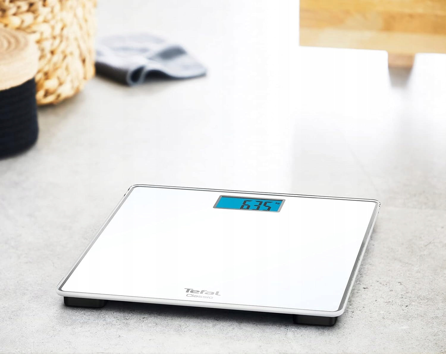 Bathroom Scale Electronic 160kg Tefal Classic PP1501V0 White Brand Tefal