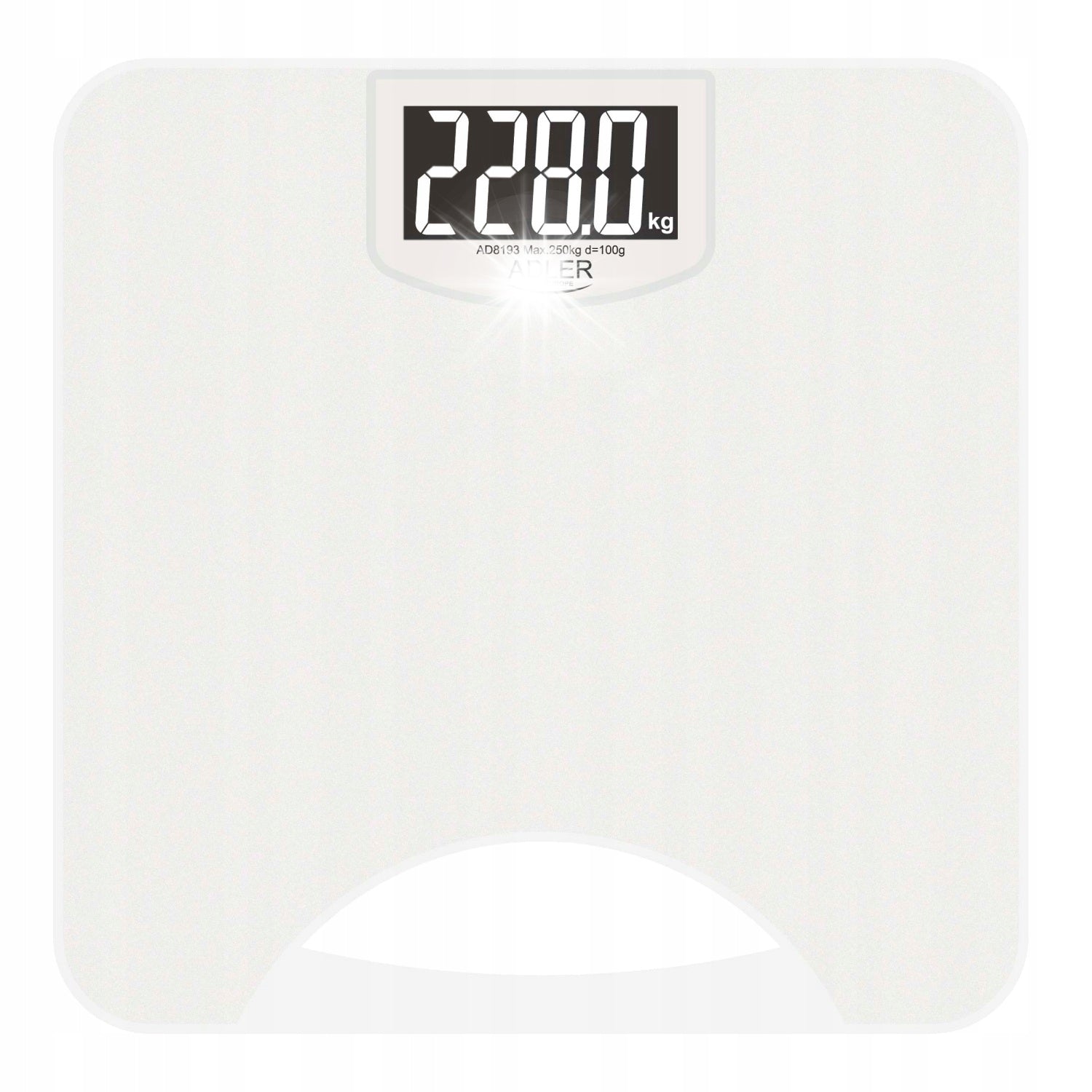 Bathroom Scale Electronic Display Carrying Handle AD8193w
