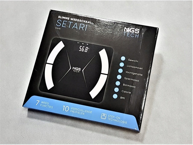 Bathroom Scale Electronic Glass Black BMI Brand no brand
