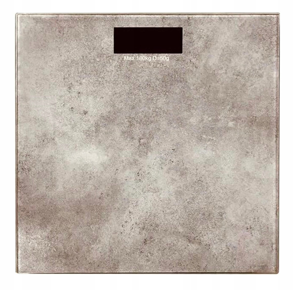 Bathroom Scale Electronic Glass with Display MARBLE 180 kg