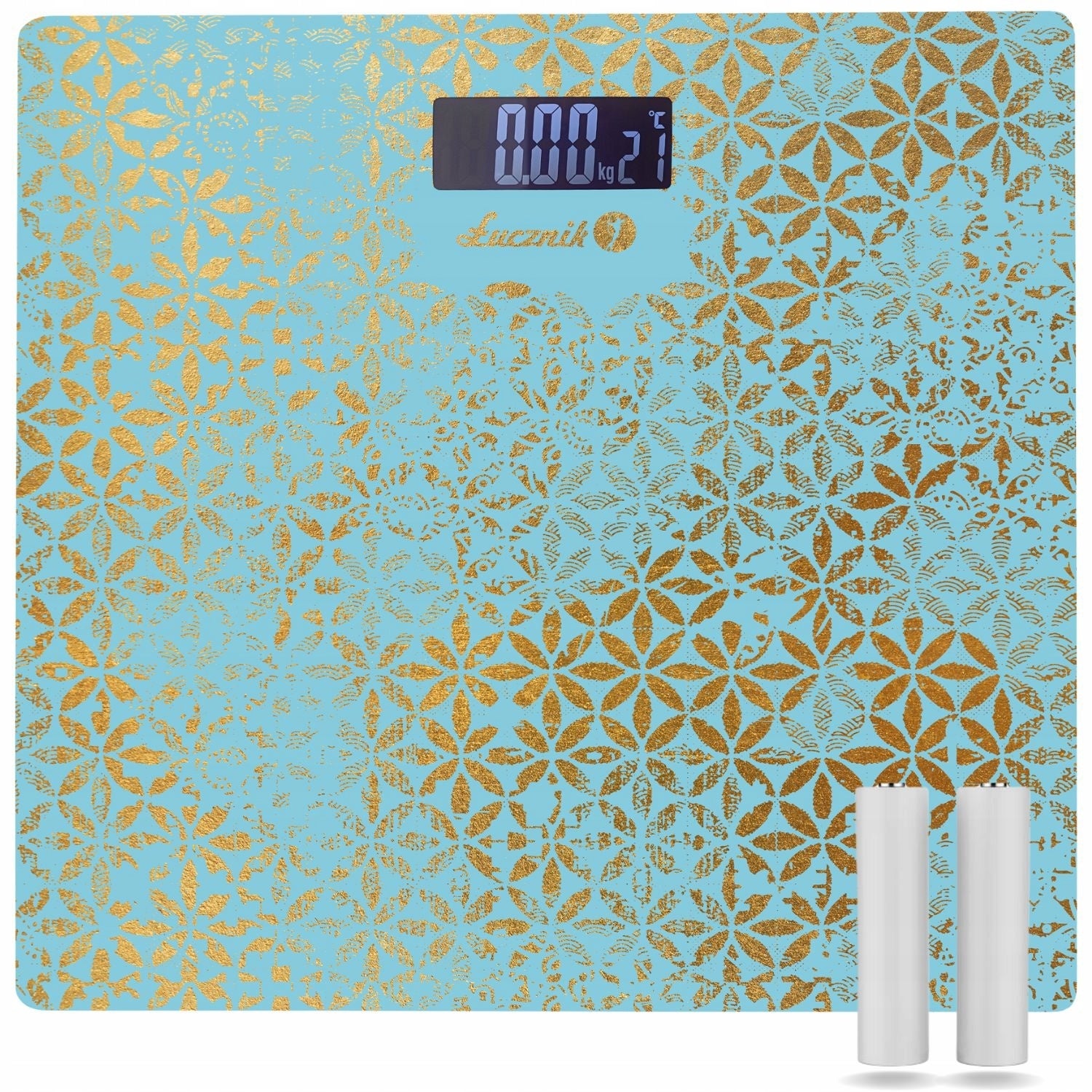 Bathroom Scale Electronic LCD Glass Accurate Archer 150kg + BATTERIES Brand no brand