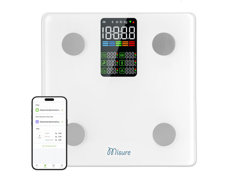 Bathroom Scale MISURE MI Fit Plus White