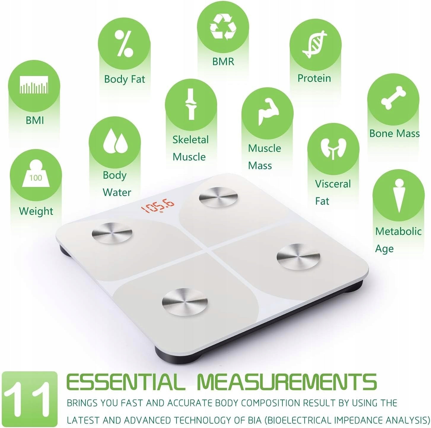 Bathroom Scale Smart ANALYTICAL BMI BLUETOOTH APP Manufacturer code CS20M