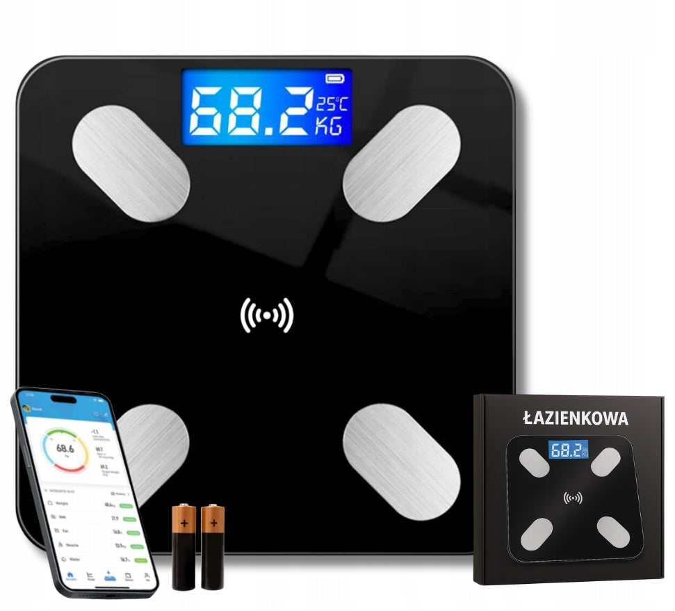 Bathroom Scale Smart Electronic Analytical Application in Polish +FREEBIE