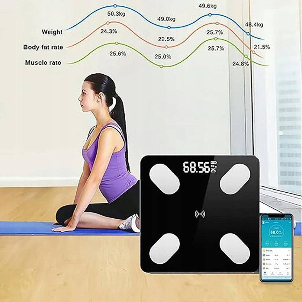 Bathroom Scale Smart Precision Analytical Electronic Lcd 180Kg 150Mah Packaging status original