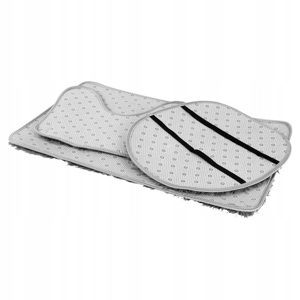 Bathroom Set Hairy Soft Rug Board Cover for Bathroom Product width 49 cm