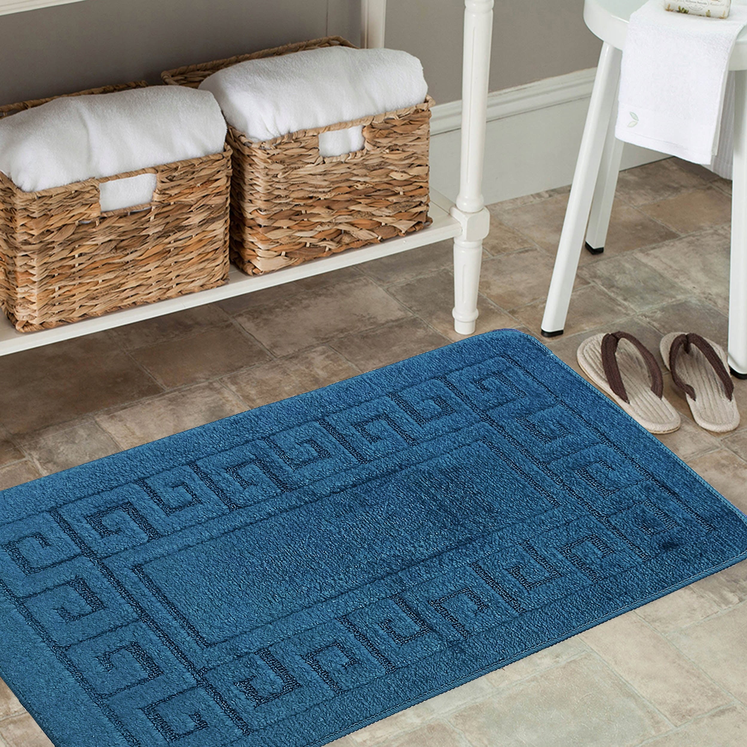 Bathroom Set - Thick Soft -MONTANA-ETHNIC- Marine EAN (GTIN) 5905490918253