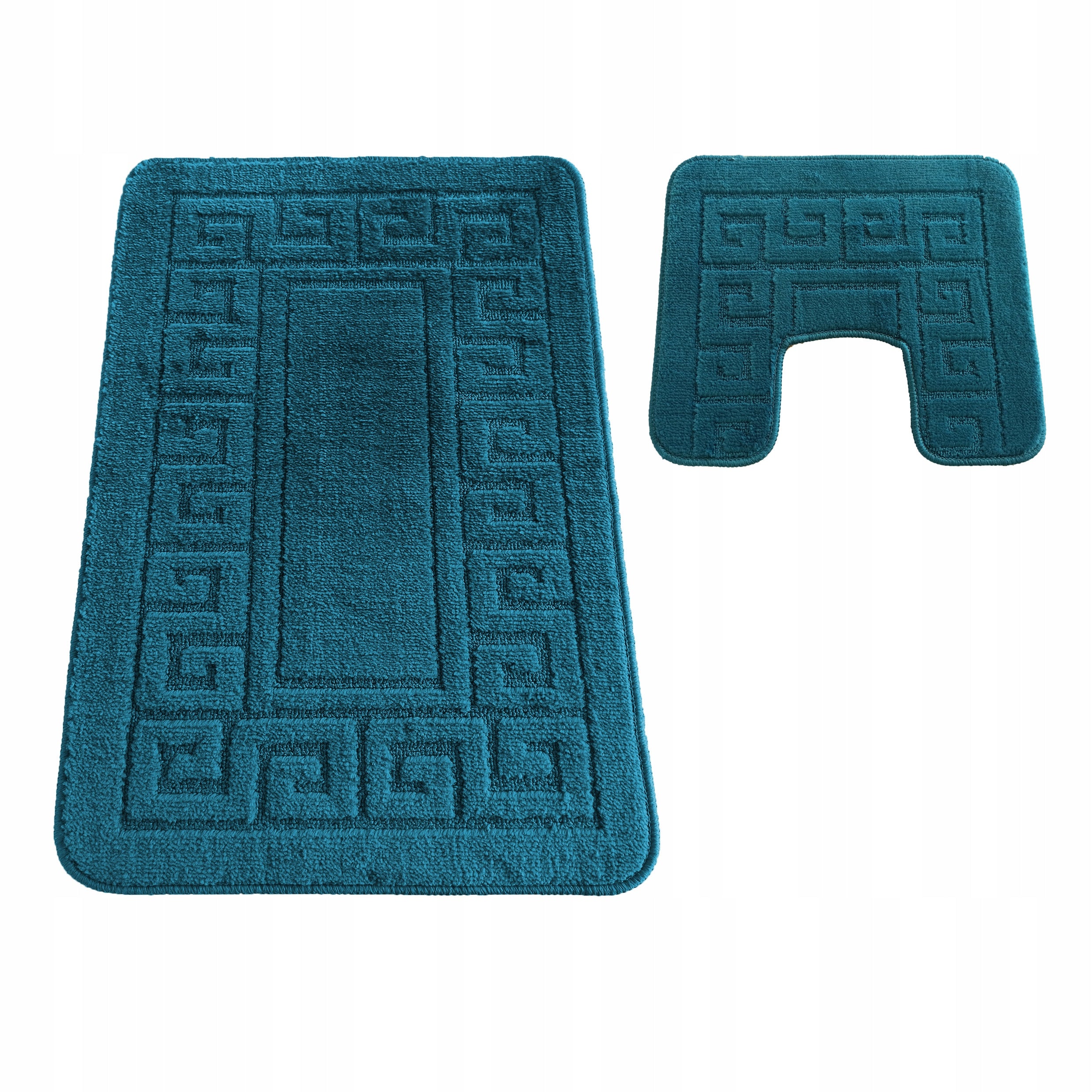 Bathroom Set - Thick Soft -MONTANA-ETHNIC- Turquoise