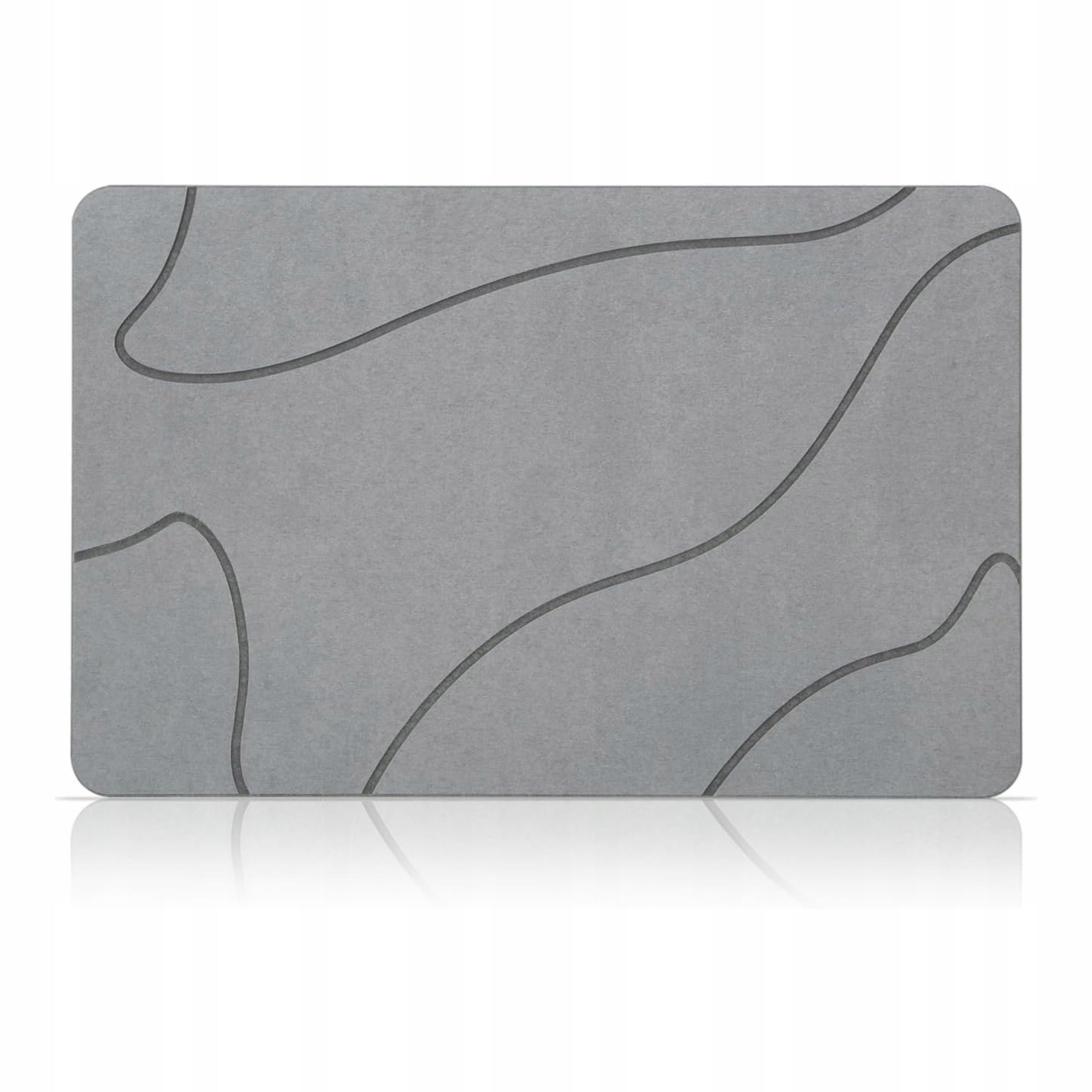 Bathroom Shower Floor Mat 39x60cm Diatomaceous Earth Stone