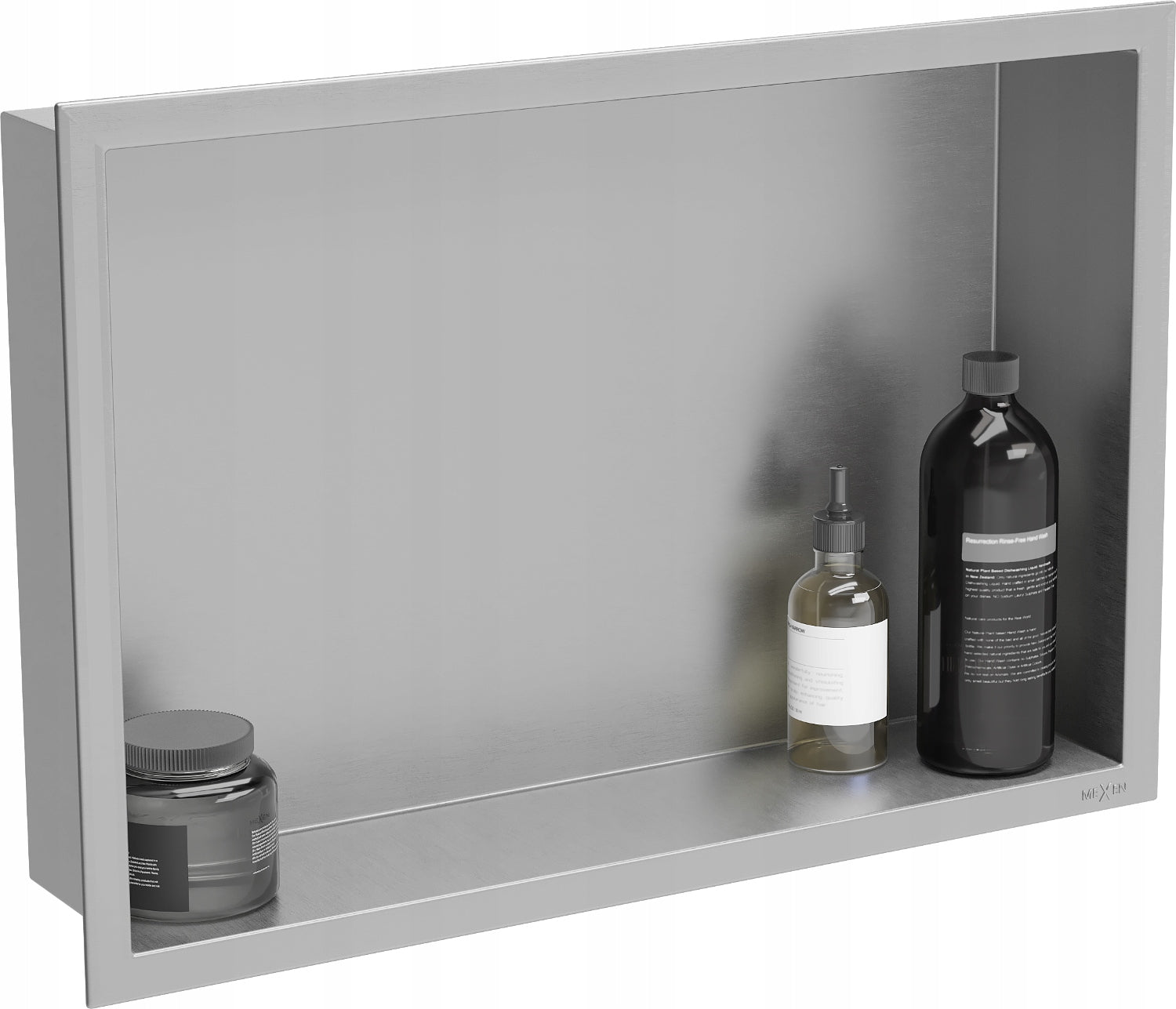 Bathroom Shower Shelf Flange 45x30 Mexen X-Wall inox