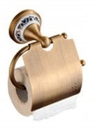 Bathroom accessories Old Retro Brass PATTERNS CERAMIC - Paper holder