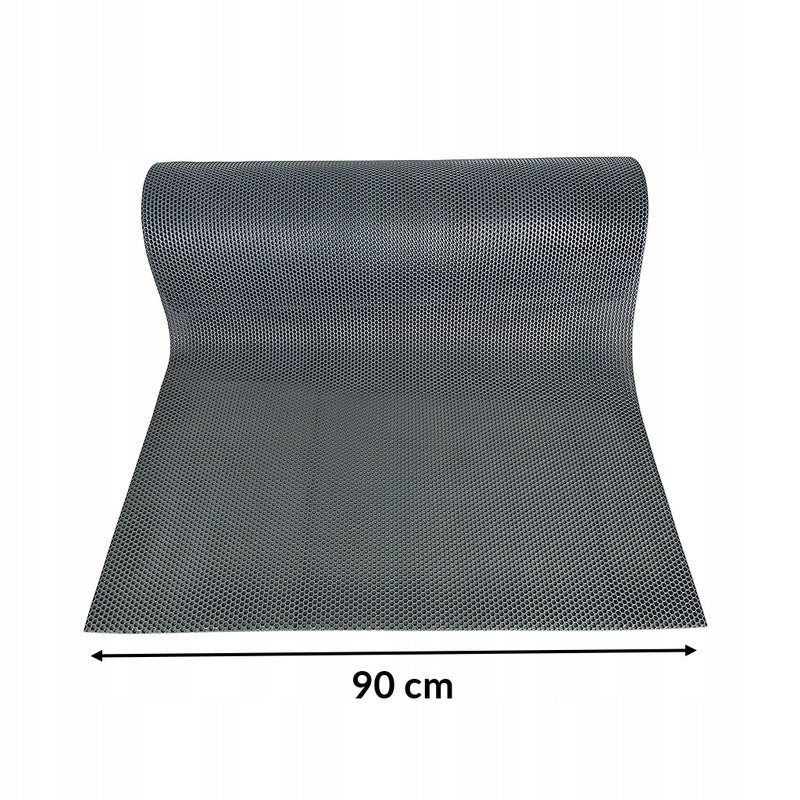 Bathroom mat in anthracite – 90 cm wide Brand no brand