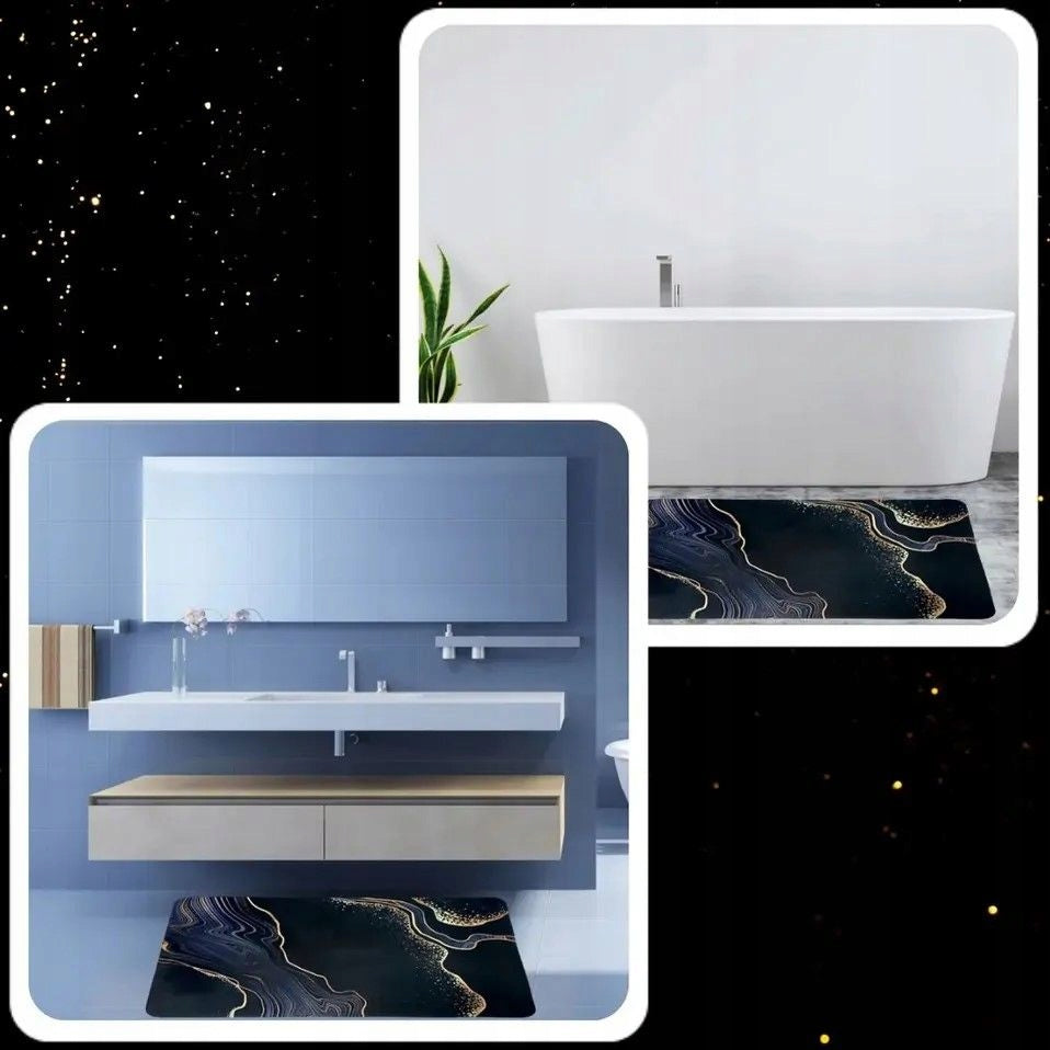 Bathroom mat non-slip absorbent quick-drying rug 50x80cm Manufacturer code 40x60_kolor2
