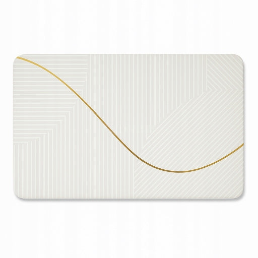 Bathroom mat non-slip quick-drying rug for bathroom beige 50x80 Manufacturer code MLA1