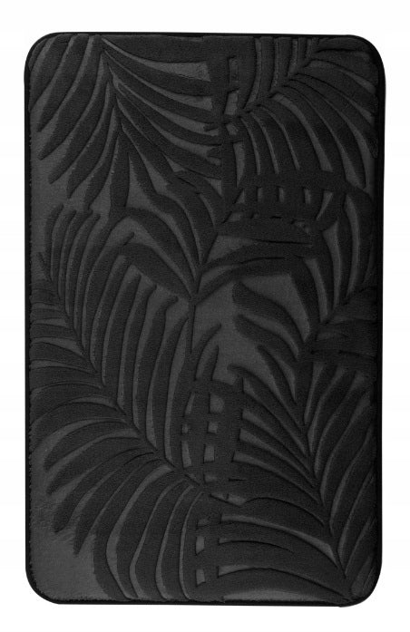 Bathroom rug 45x70 BLACK Florida soft